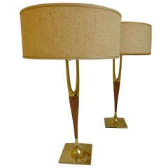 Pair of Mid-Century Lamps by Laurel