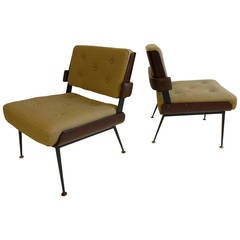 Pair of Lounge Chairs by Alain Richard