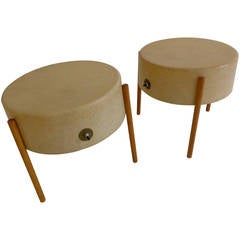 Pair of Molded Fiberglass Light Tables by Bill Lam 11