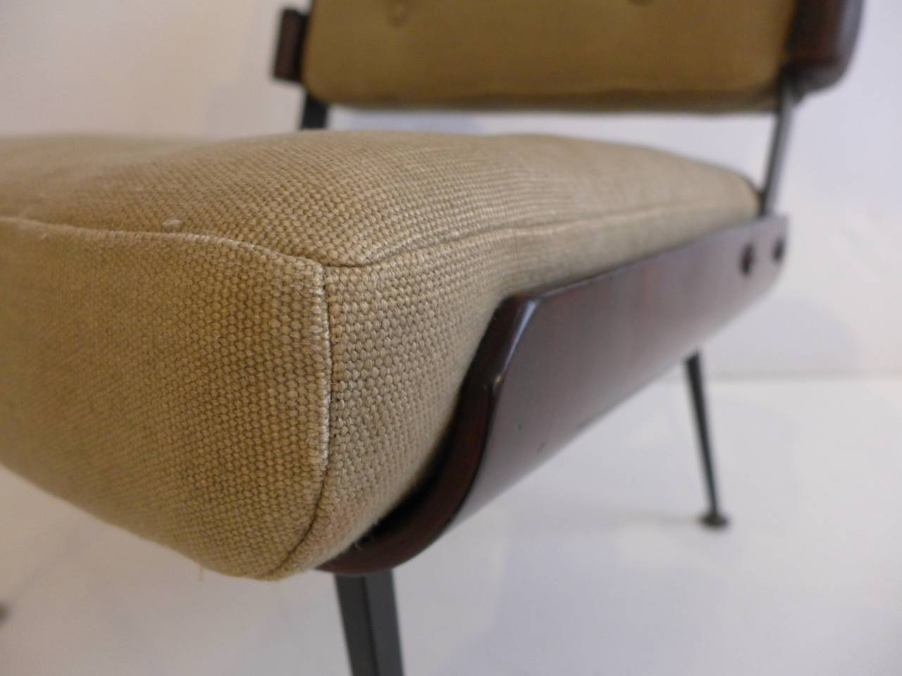 Mid-20th Century Pair of Lounge Chairs by Alain Richard