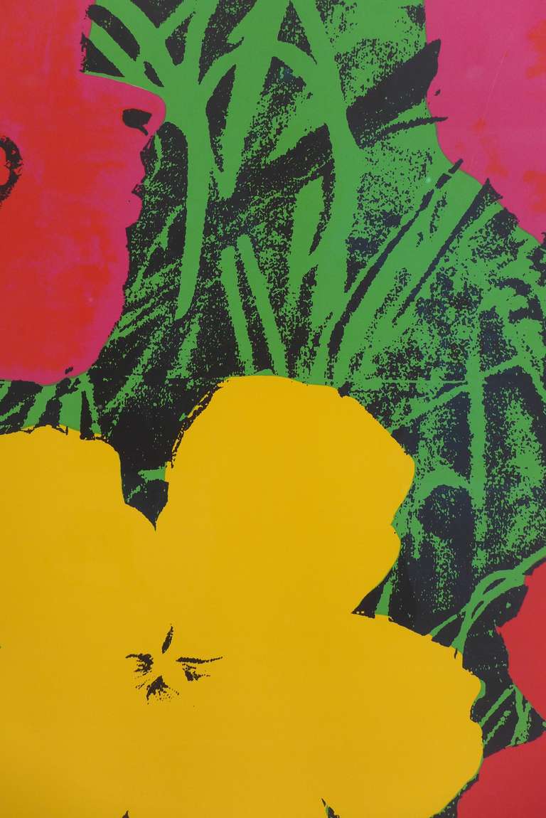 Silkscreen print of Andy Warhol's 