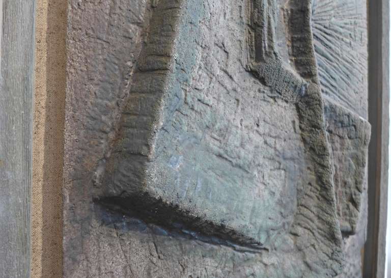 American Abstract Bas-Relief by Lee Rosen