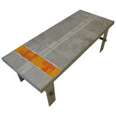 French 1960
s Tile Cocktail Table