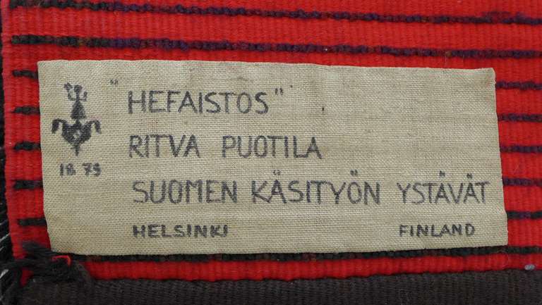 Finnish Rya by Ritva Puotila