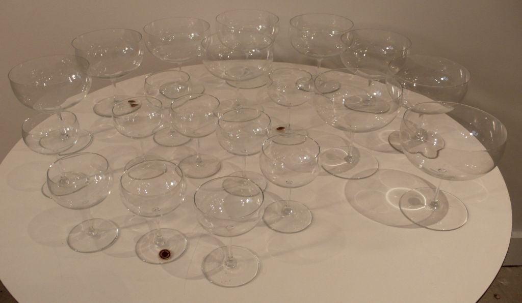 Set of Richard Sussmuth Glassware