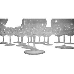 Vintage Set of Richard Sussmuth Glassware