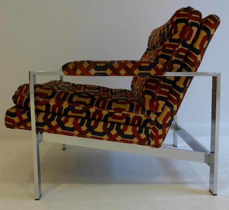 Pair of Milo Baughman Lounge Chairs (Chrom)