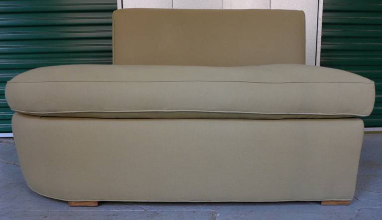 Mid-20th Century Moderne Curved Sectional Sofa