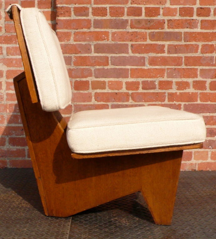 frank lloyd wright plywood chair plans