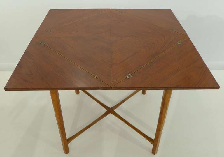 Mid-20th Century Rare Kaare Klint Table and Chair Set for Rud Rasmussen