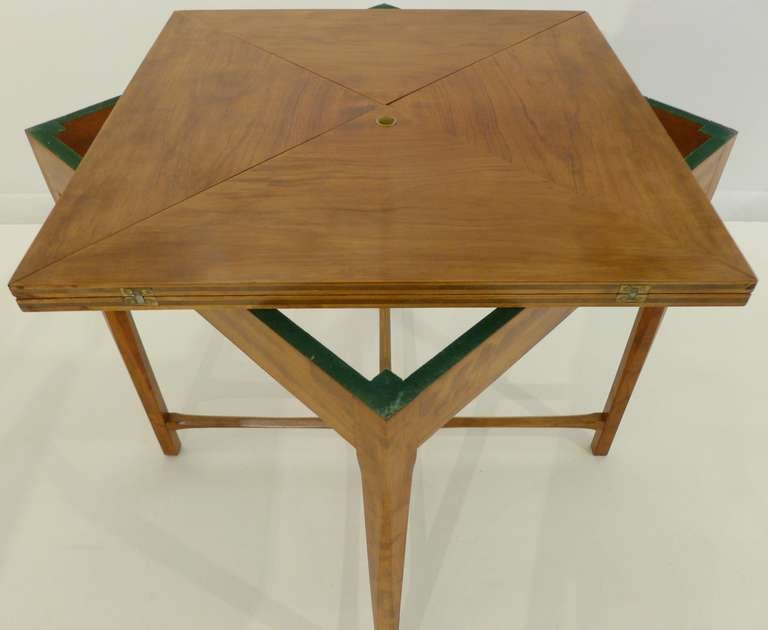 Rare Kaare Klint Table and Chair Set for Rud Rasmussen In Excellent Condition In New York, NY