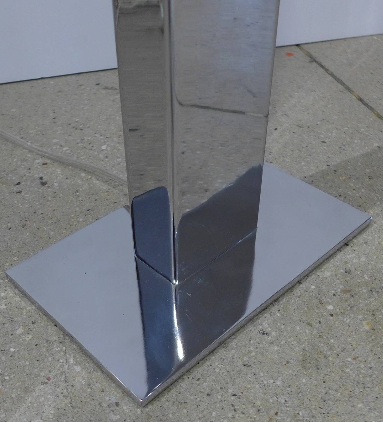 Mirrored Steel Lamp by George Kovacs 2