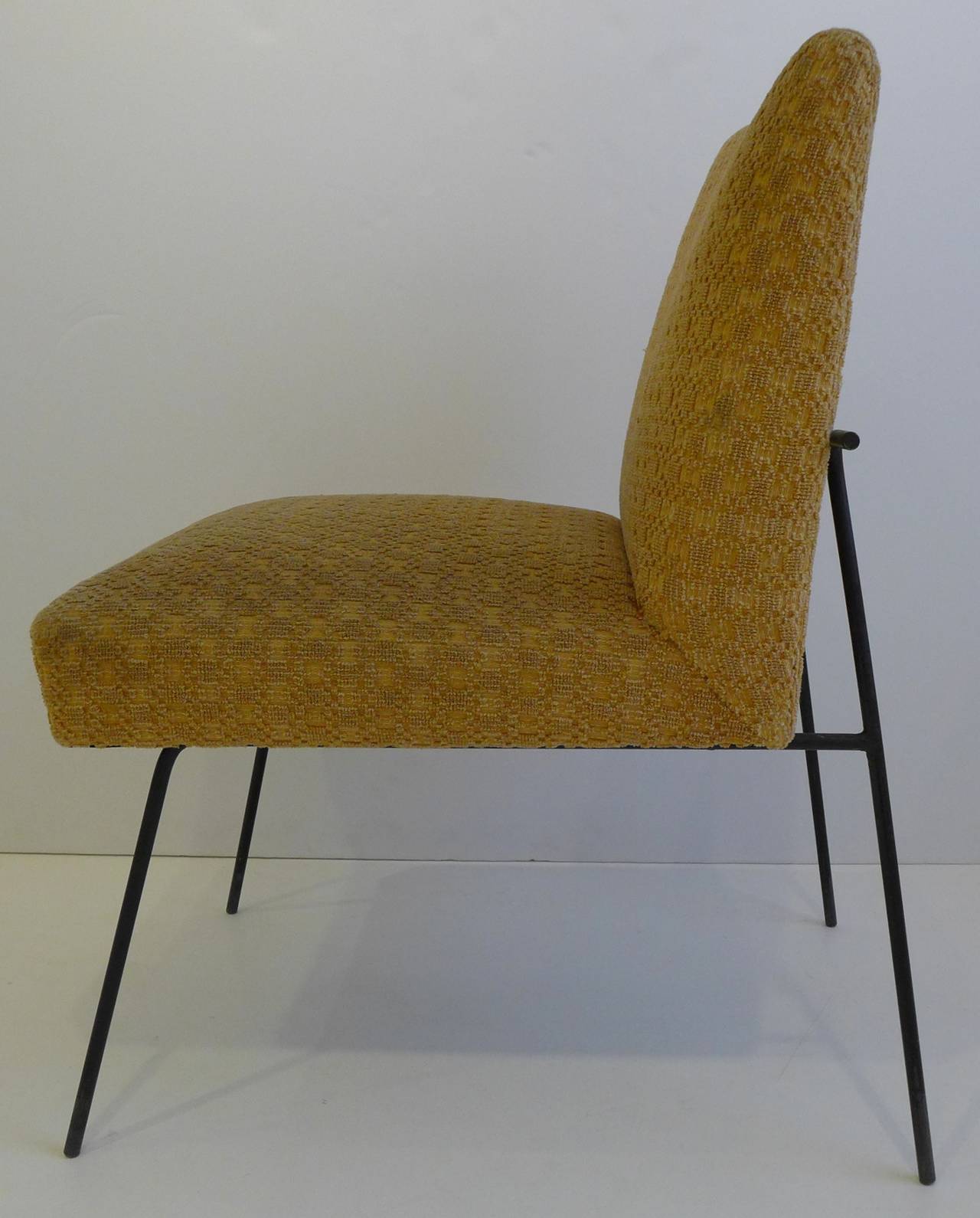 Mid-20th Century Early Milo Baughman Side Chair for Pacific Iron