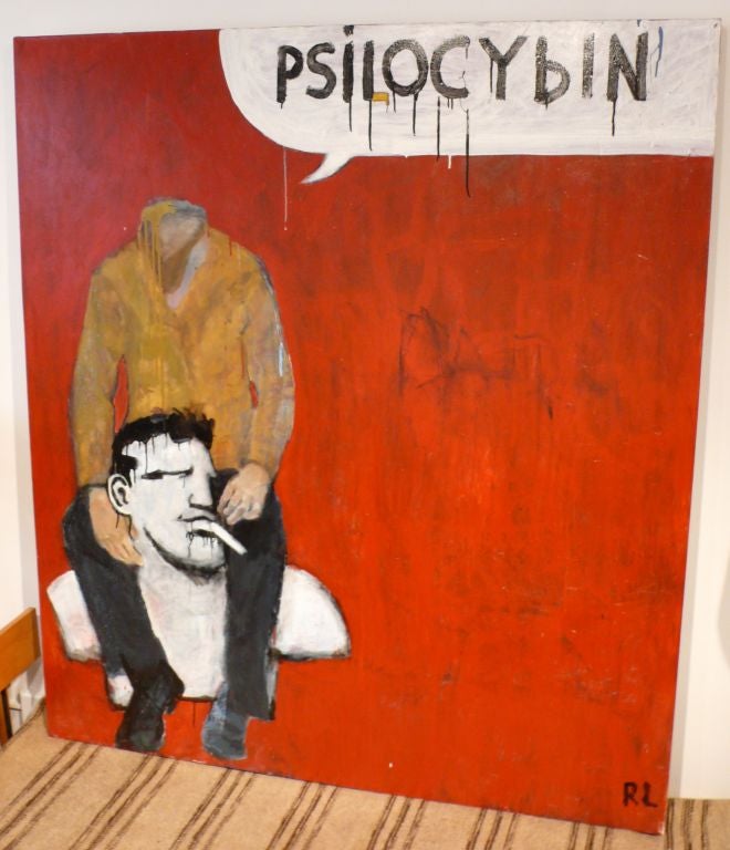 BIG Psychedelic Robert Loughlin Painting