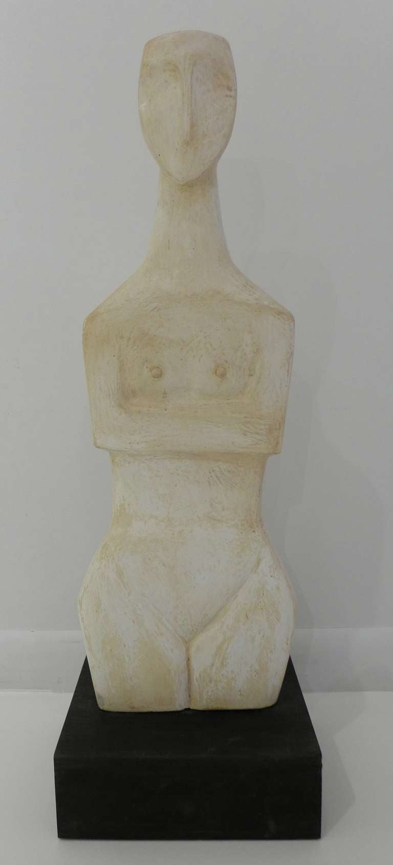 Figurative abstrakte Skulptur von Erwin Kalla