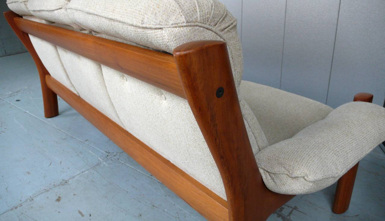 Scandinavian Modern Norwegian Teak Sofa by Ekornes