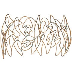 Bent Wire Sculpture by Richard Filipowski