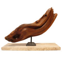 Pivoting Wood Sculpture