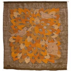 Scandinavian Hand-Woven Textile