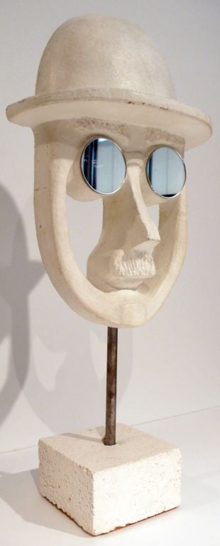 David Gil Face Sculpture on Stand