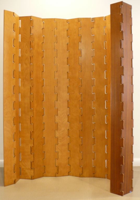 Mid-20th Century Rare Folding Screen by Clifford Pascoe