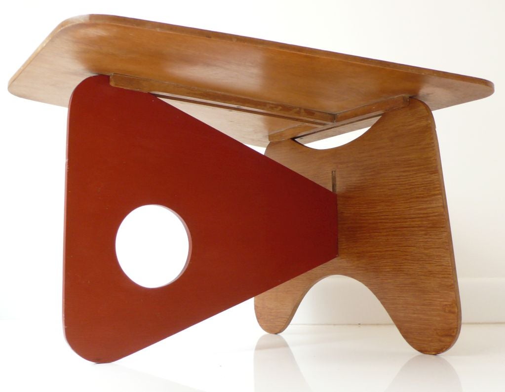 Knock-down,three piece, cut plywood 