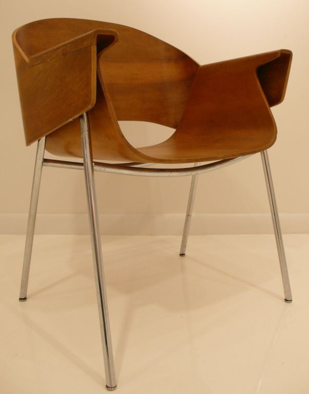 Mid-20th Century Rare Jurg Bally Chair