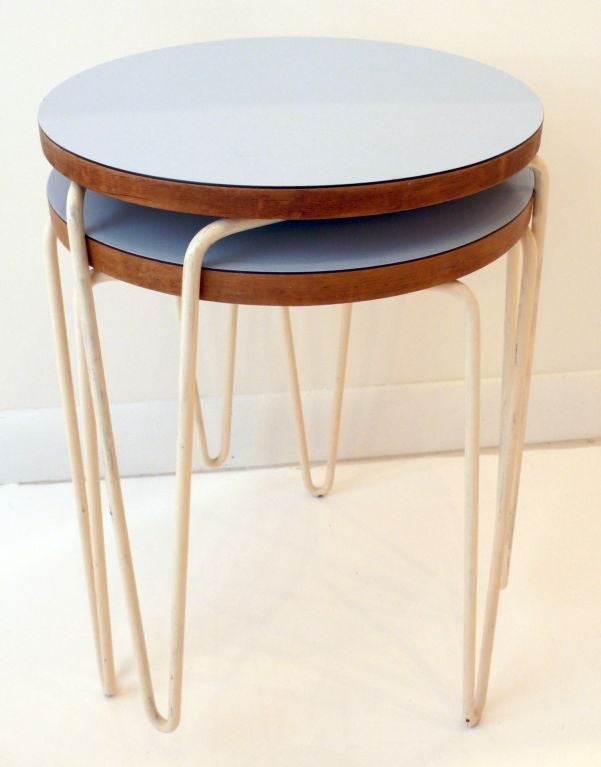 Mid-20th Century Early Florence Knoll Stacking Stool(s)