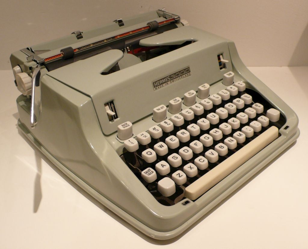 Swiss Hermes Portable Typewriters