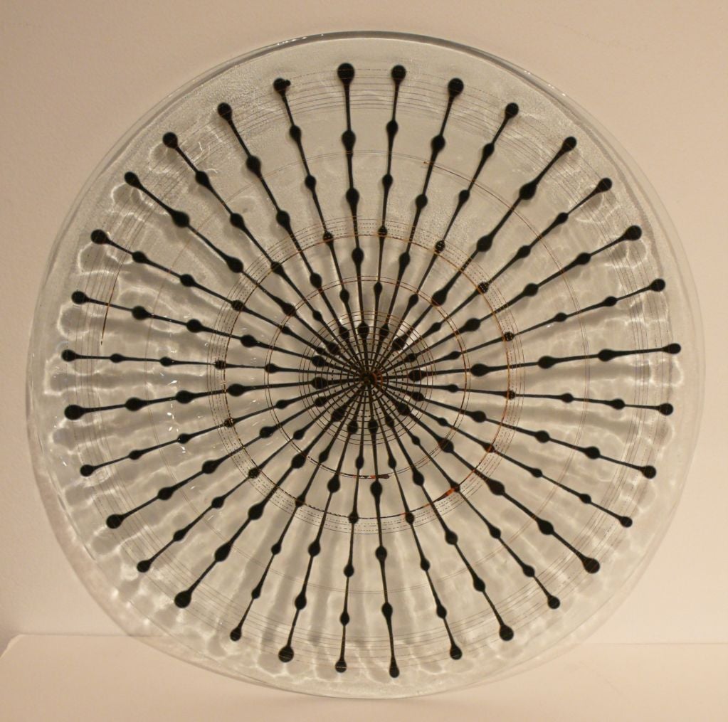 American Designer Glass Platter