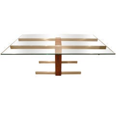 Vladimir Kagan Extension Table With Console