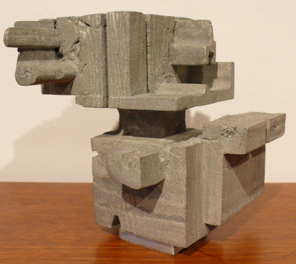 Cast One-Off Brutalist Sculpture by Don Drumm