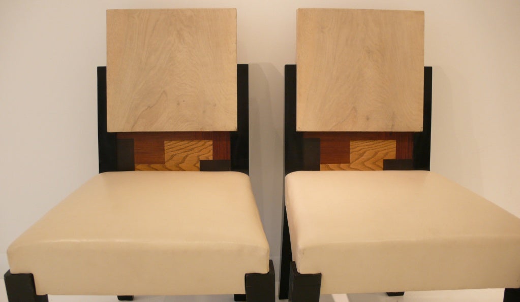 Set of Six Michel Dufet Chairs