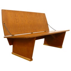 Frank Lloyd Wright Bench