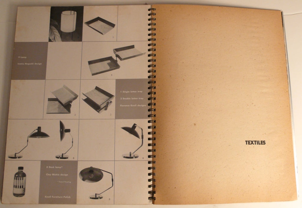 1950 Knoll Index of Designs 1