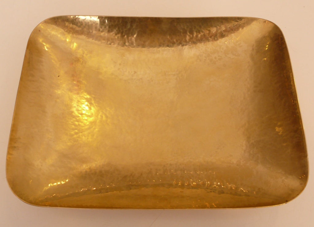 Footed Brass Bowl by Karl Hagenauer 1