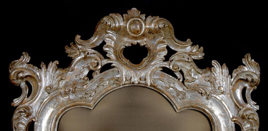 18th Century and Earlier A Pair of Carlos III Silver Gilt Rococo Thrones For Sale