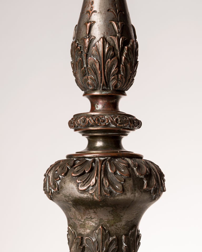 Silver Plate Neoclassical Table Lamp Attributed to E. F. Caldwell, Circa 1910s In Good Condition For Sale In New York, NY