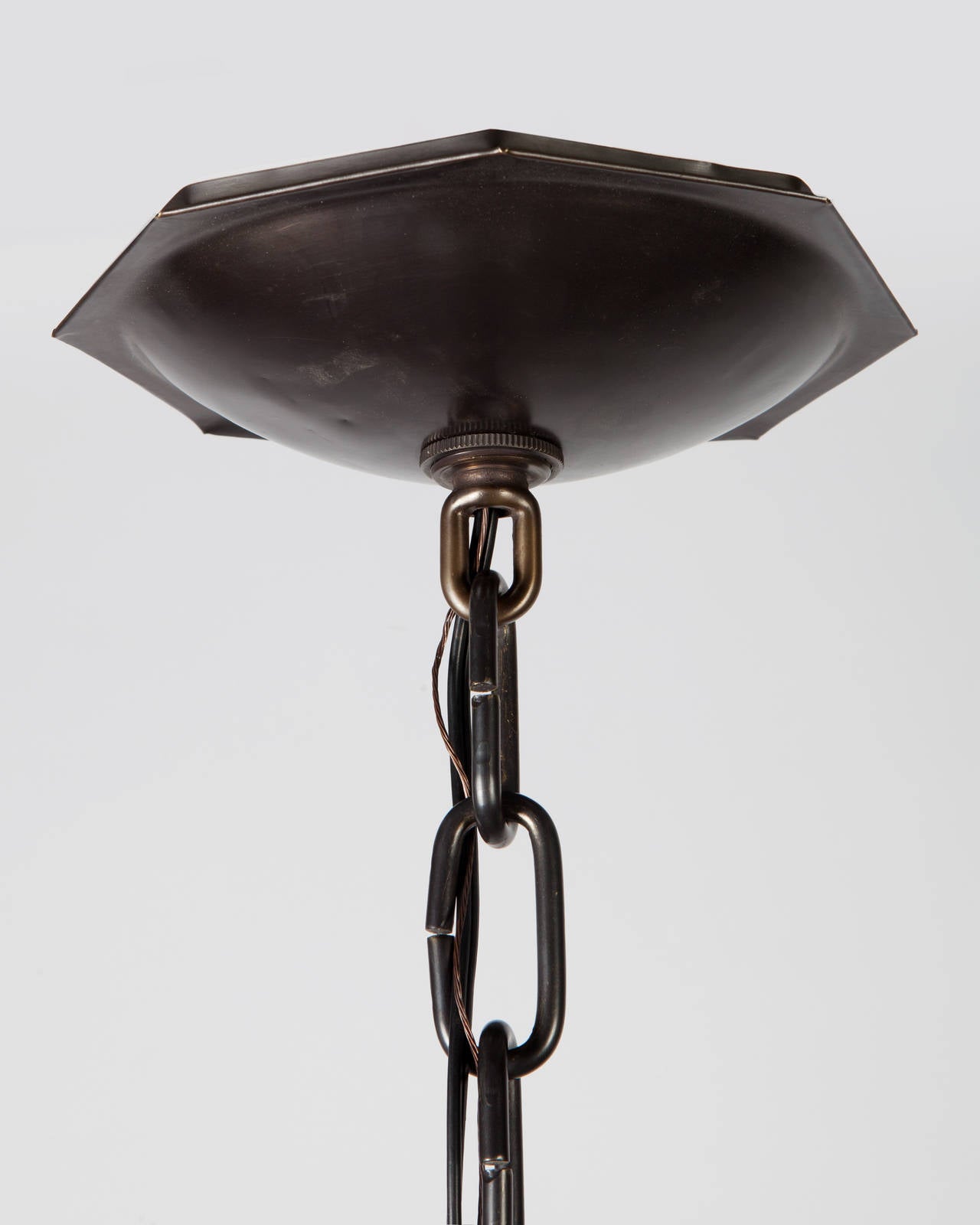 Bronze Faceted Lantern 1