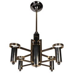Vintage Chrome Chandelier 8