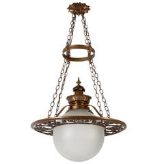 Antique Large Bronze Pendant