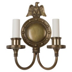 A pair of antique Federal style sconces