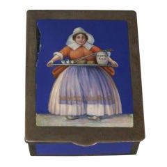 Enameled box by E. F. Caldwell 1