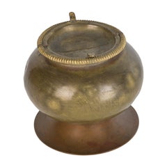 Copper footed ashtray by E. F. Caldwell