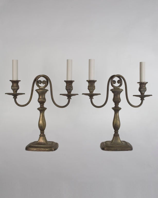 A pair of silverplate candelabra by E. F. Caldwell  In Good Condition In New York, NY