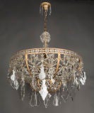Antique Beaded Dome Chandelier