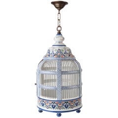 Ceramic Birdcage Lantern