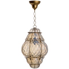 Opalescent Murano Glass Pendant