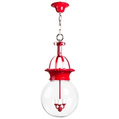 Red Enameled Lantern 8