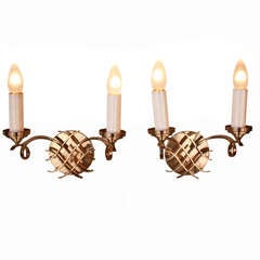 Pair of Mid Century Modern Wall Sconces